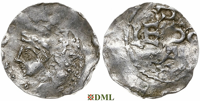 Денарий, Германия, Нижняя Лотарингия, Otto II (973-983) или Otto III (983-1002), м.д. Luttich, Ilisch 2014, 34.1-34.5