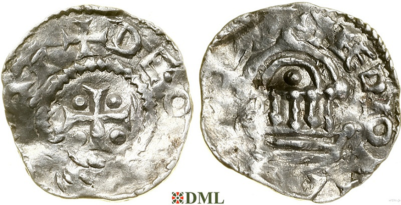Обол, Германия, Верхняя Лотарингия, Dietrich II (1005-1046), м.д. Epinal, Dbg. 1407