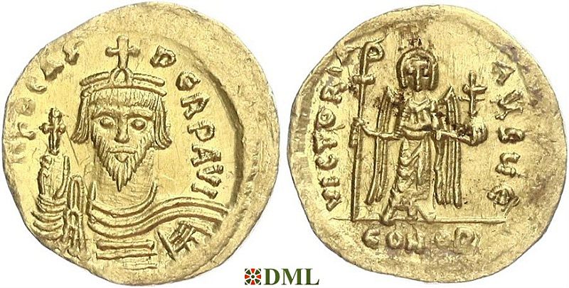 Солид, Византия, Focas (602-610), м.д. Constantinople