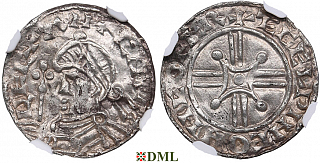 Денарий, Англия, Harthaknut (1035-1042), м.д. York, монетарий Ægelwine, North 811