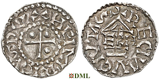 Денарий, Германия, Бавария, Heinrich I (948-955), м.д. Regensburg, монетарий ERH, Hahn 1976, 10g1