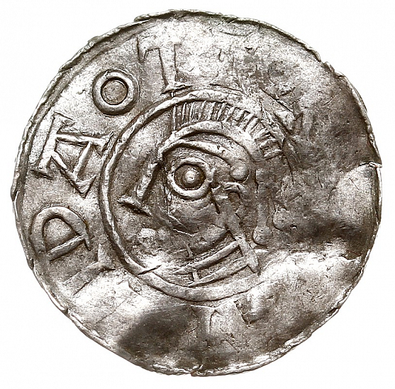 Денарий, Германия, Саксония, Otto III (983-1002), м.д. Goslar, Dbg. 1164
