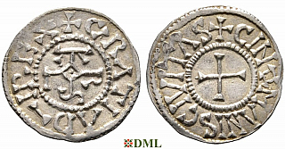 Денье, Каролинги, Charles le Chauve (840-877), м.д. Le Mans, Depeyrot 559