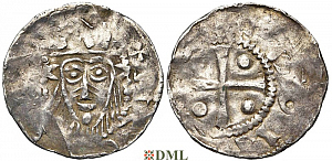 Денарий, Германия, Нижняя Лотарингия, Konrad II (1024-1039), м.д. Deventer, Ilisch 2000, 1.11