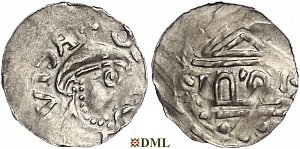 Денарий, Германия, Франкония, Gunther (1057-1065), м.д. Bamberg