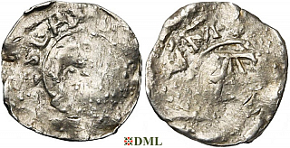 Денарий, Германия, Нижняя Лотарингия, Anonymous bishop, м.д. Maastricht, Ilisch 2014, 40.24