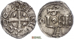 Денарий, Германия, Саксония, Anonymous bishop, м.д. Soest, Dbg. 