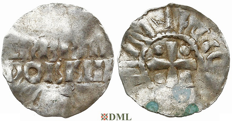 Денарий, Германия, Нижняя Лотарингия, Gf. Wichmann III (994-1016), unknown mints, Ilisch 2000, 20.2