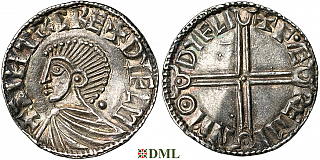 Денарий, Ирландия, Sihtric III (995-1036), м.д. Dublin, монетарий Faeremin