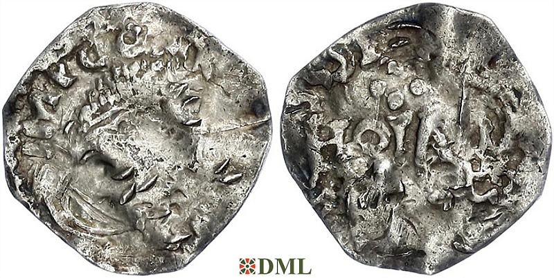 Денарий, Германия, Нижняя Лотарингия, Konrad II (1027-1039), м.д. Huy, Ilisch 2014 33.10