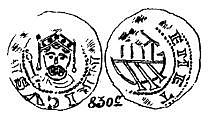 Денарий, Германия, Франкония, Kg. Heinrich III (1039-1046), м.д. Speyer, Dbg. 830