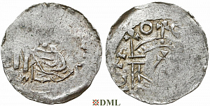 Денарий, Германия, Франкония, Heinrich II (1002-1024), м.д. Mainz, Dbg. 788