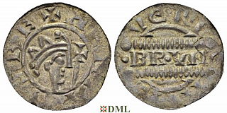 Денарий, Германия, Нижняя Лотарингия, Bruno III (1050-1057), м.д. Leeuwarden, Ilisch 2000, 21.14