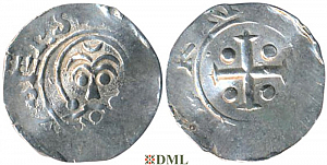 Денарий, Германия, Нижняя Лотарингия, B. Bernold (1046-1054), м.д. Deventer
