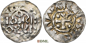 Денарий, Германия, Нижняя Лотарингия, Wichmann III (994-1016), unknown mints, Ilisch 2000, 20.2