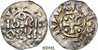 Денарий, Германия, Нижняя Лотарингия, Wichmann III (994-1016), unknown mints, Ilisch 2000, 20.2