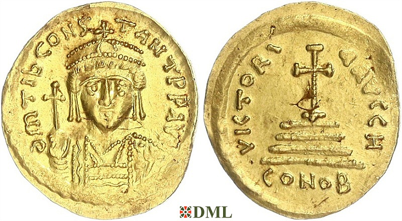 Солид, Византия, Tiberius II Constantine (578-582), м.д. Constantinople