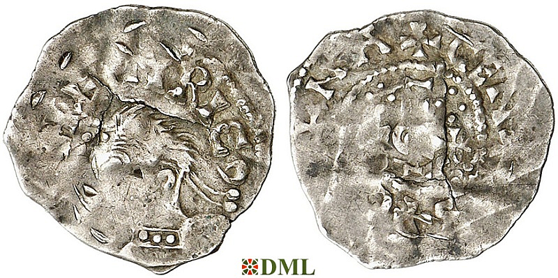 Денарий, Германия, Нижняя Лотарингия, Heinrich III (1046-1056), м.д. Ciney, Ilisch 2014, 29.3