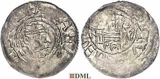 Денарий, Германия, Саксония, Anonymous bishop, м.д. Magdeburg, Dbg. 648