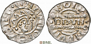 Денарий, Германия, Нижняя Лотарингия, Bruno III (1050-1057), м.д. Bolsward, Ilisch 2000, 21.25