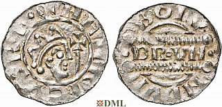 Денарий, Германия, Нижняя Лотарингия, Bruno III (1050-1057), м.д. Bolsward, Ilisch 2000, 21.25