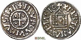 Денье, Каролинги, Louis le Pieux (814-840), Unknown mints, Depeyrot 1179