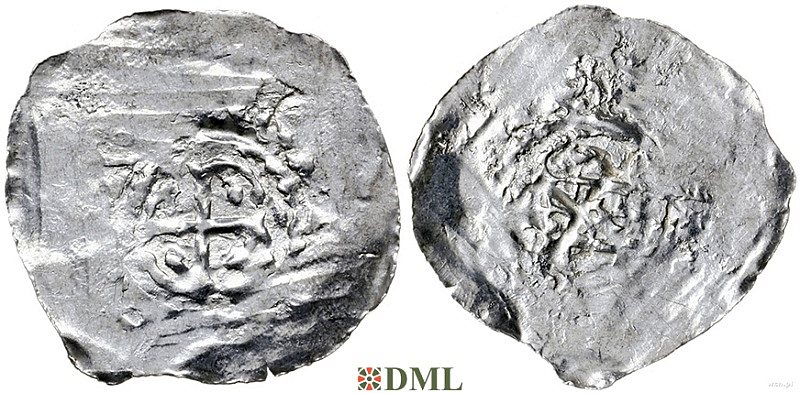 Денарий, Германия, Швабия, Adalrich II (1025-1040), м.д. Basel, Dbg. 979