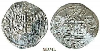 Денарий, Германия, Бавария, Konrad II (1024-1039) и Heinrich III (1039-1056), м.д. Regensburg, Hahn 1976, Hahn 35A