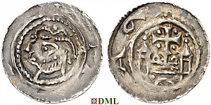 Денарий, Германия, Саксония, Adalbert von Ballenstedt (1059-1080), unknown mints