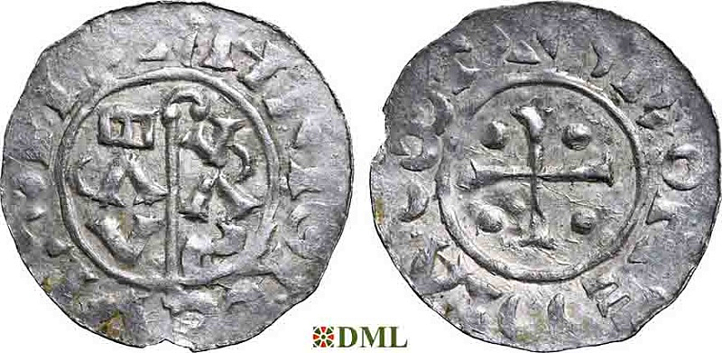Денарий, Германия, Нижняя Лотарингия, Bernold (1040-1054), м.д. Groningen, Ilisch 2000 18.3