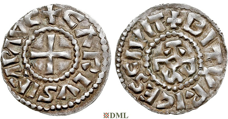 Денье, Каролинги, Charles le Chauve (840-877), м.д. Bourges, Depeyrot 198