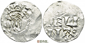 Денарий, Германия, Нижняя Лотарингия, Konrad II (1024-1039), м.д. Tiel, Ilisch 2000, 3.11