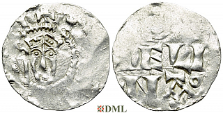 Денарий, Германия, Нижняя Лотарингия, Konrad II (1024-1039), м.д. Tiel, Ilisch 2000, 3.11