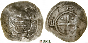 Денарий, Польша, Mieszko II (1013-1025)