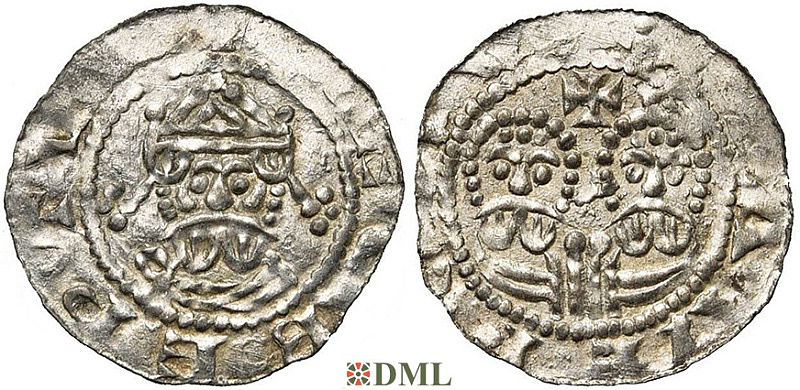 Денарий, Германия, Нижняя Лотарингия, Gf. Egbert II (1068-1090), м.д. Stavoren, Ilisch 2000, 22.1