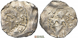 Денарий, Германия, Нижняя Лотарингия, Heinrich III (1046-1056), м.д. Vise, Ilisch 2014 38.8