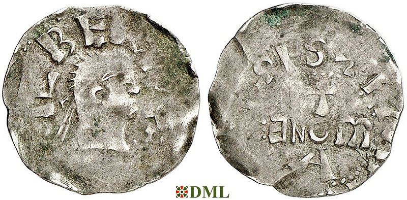 Денарий, Германия, Нижняя Лотарингия, Albert II (1031-1063), м.д. Namur, Ilisch 2014, 31.9