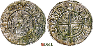 Денарий, Англия, Æthelred II (978-1016), м.д. London, монетарий Eadsige, North 770