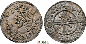Денарий, Дания, Hardeknut (1035-1042), м.д. Lund, Hbg. 20