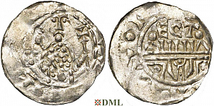 Денарий, Германия, Нижняя Лотарингия, B. Wilhelm (1054-1076), м.д. Utrecht, Ilisch 2000, 10.10