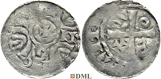 Денарий, Германия, Саксония, Anonymous bishop, Unknown mints (Lower Elbe region), Dbg. 1786