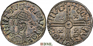 Денарий, Дания, Knut (1018-1035), м.д. Viborg, Hbg. 51