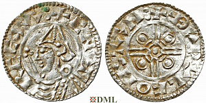 Денарий, Англия, Cnut  (1016-1035), м.д. Stamford, монетарий Thurulf, North 787
