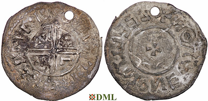Денарий, Швеция, Olaf Skötkonung (995-1021), м.д. Sigtuna, Malmer 
