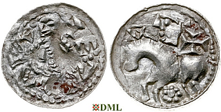Денарий, Польша, Bolesław II (1058-1080)