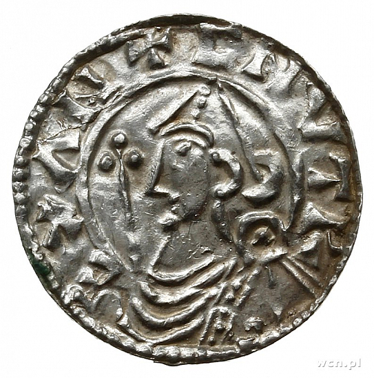 Денарий, Англия, Cnut  (1016-1035), м.д. York, монетарий Wulfnoth, North 787