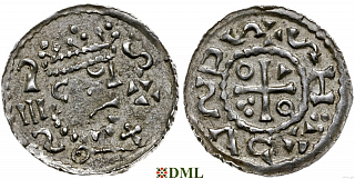 Денарий, Германия, Бавария, Heinrich II (1002-1024), м.д. Salzburg, Hahn 1976, 94B.1