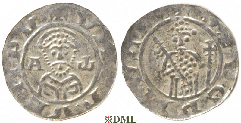 Денарий, Германия, Нижняя Лотарингия, Gf. Floris I (1049-1061), м.д. Leiden, Ilisch 2000 12.8