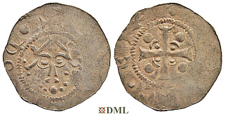 Денарий, Германия, Нижняя Лотарингия, Heinrich III (1036-1056) или Heinrich IV (1056-1106), м.д. Tiel, Ilisch 2000, 9.3