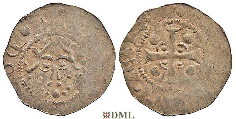 Денарий, Германия, Нижняя Лотарингия, Heinrich III (1036-1056) или Heinrich IV (1056-1106), м.д. Tiel, Ilisch 2000, 9.3
